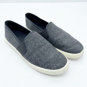 Vince Gray Preston Wool Slip On Sneakers